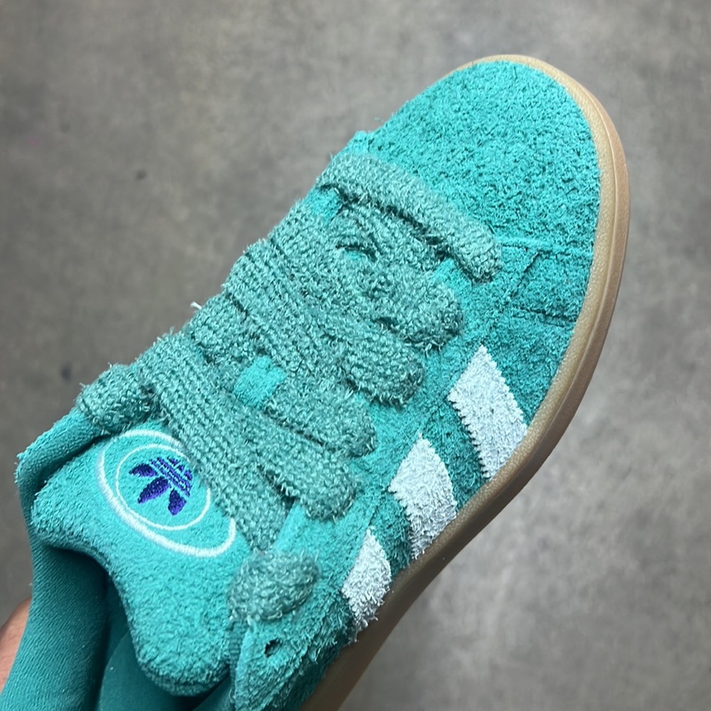 WMNS ADIDAS ORIGINALS
CAMPUS 00s TEAL PURPLE NEON GUM SHOES SNEAKERS WOMAN 7PM - Picture 6 of 9